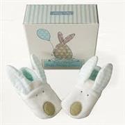 Rufus Rabbit baby boy sensory slippers